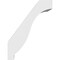 Ekena Millwork 5-in. W x 12-in. D x 16-in. H Baker Architectural Grade PVC Knee Brace BRCP05X12X16BKR - alternate 3